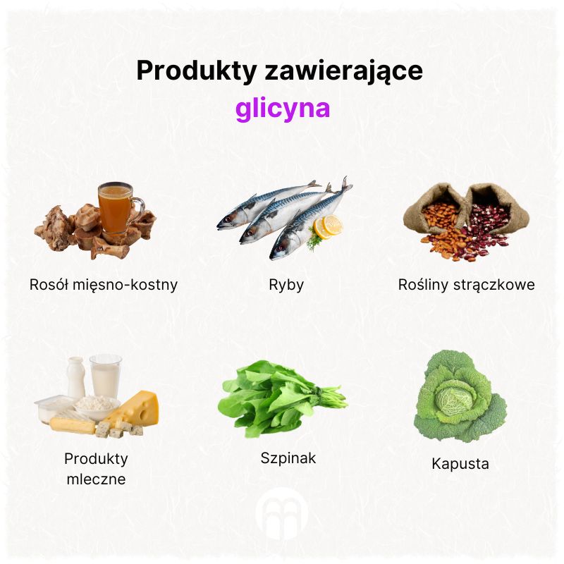 (Polština) Potraviny, které obsahují  glycin
